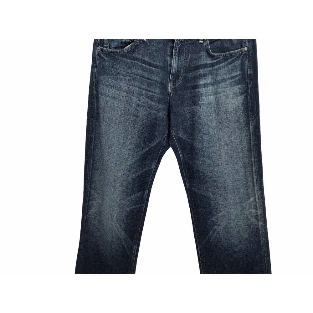 7 For All Mankind Men's Size 34 Austyn Blue Jeans - Picture 3 of 7